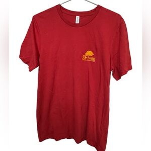 Red Soft SF Farms San Francisco CA Men’s L T-Shirt MINTY